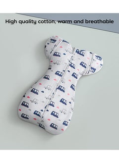 Babycare Babycare - Swaddle Sack With Arms Up - Blue - Small, Swaddle sack, Baby swaddle, Arms up swaddle, Small swaddle blanket, Blue baby swaddle, Infant swaddle sack, Soft swaddle, Baby sleeping sack, Cozy baby swaddle, Arms free swaddle, Breathable baby swaddle, Adjustable swaddle sack, Secure baby swaddle, Comfortable baby sleep sack  - Image 3