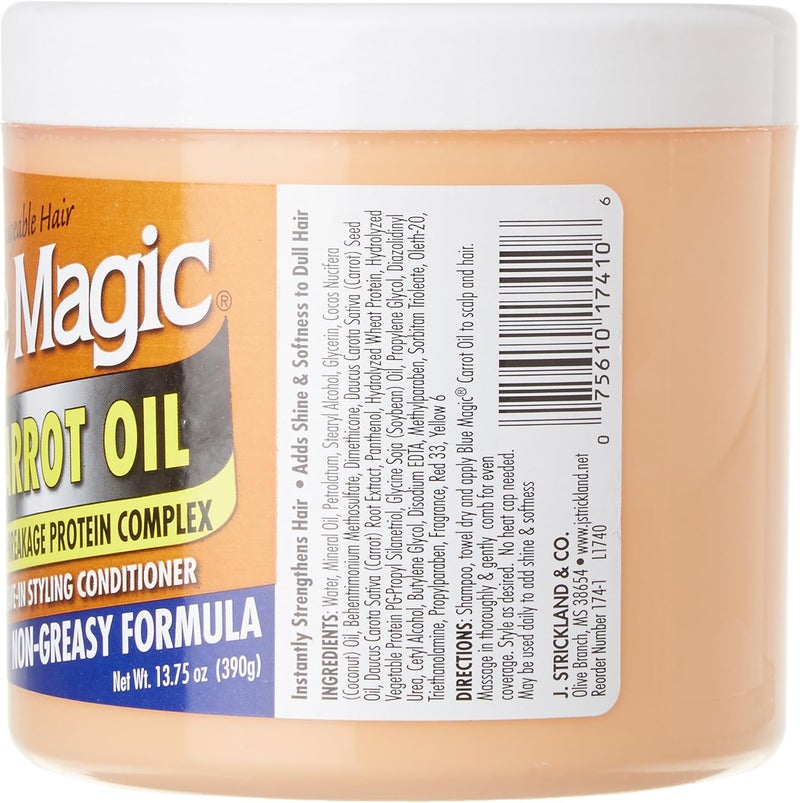 Blue Magic Carrot Oil Leave-In Styling Conditioner - 13.75 Ounce - Image 2