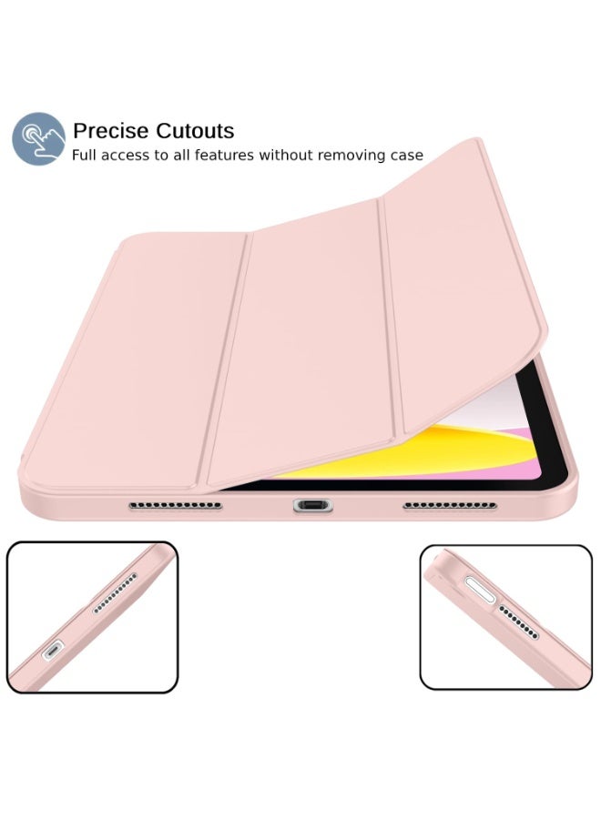 Case for Honor Pad 8 12 Inch, Auto Wake/Sleep, Comfortable Skin Touch, Slim Trifold Stand Protective Cover with Soft TPU Back, Pink - Image 3