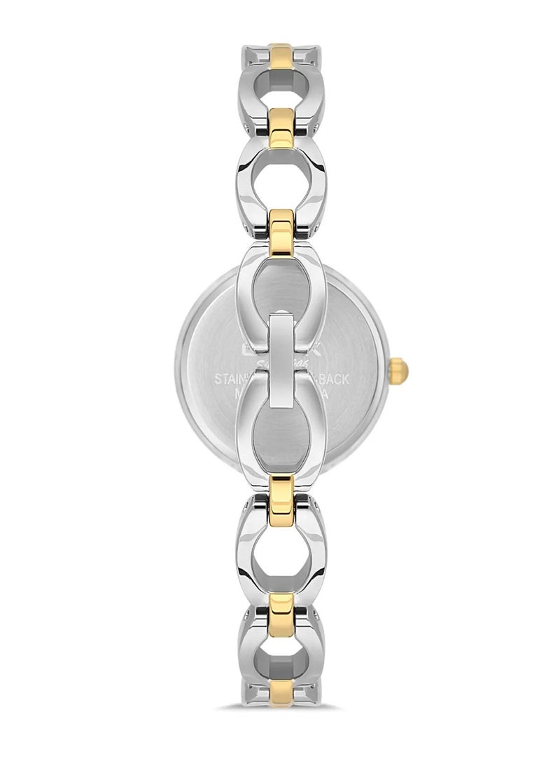 OMAX - Omax Women's Luxury Wrist Watch, Watches for Women, Stainless Watches, Steel Silver Band, Gold Analog Dial, Waterproof Watch, 1 Year Warranty - Image 1