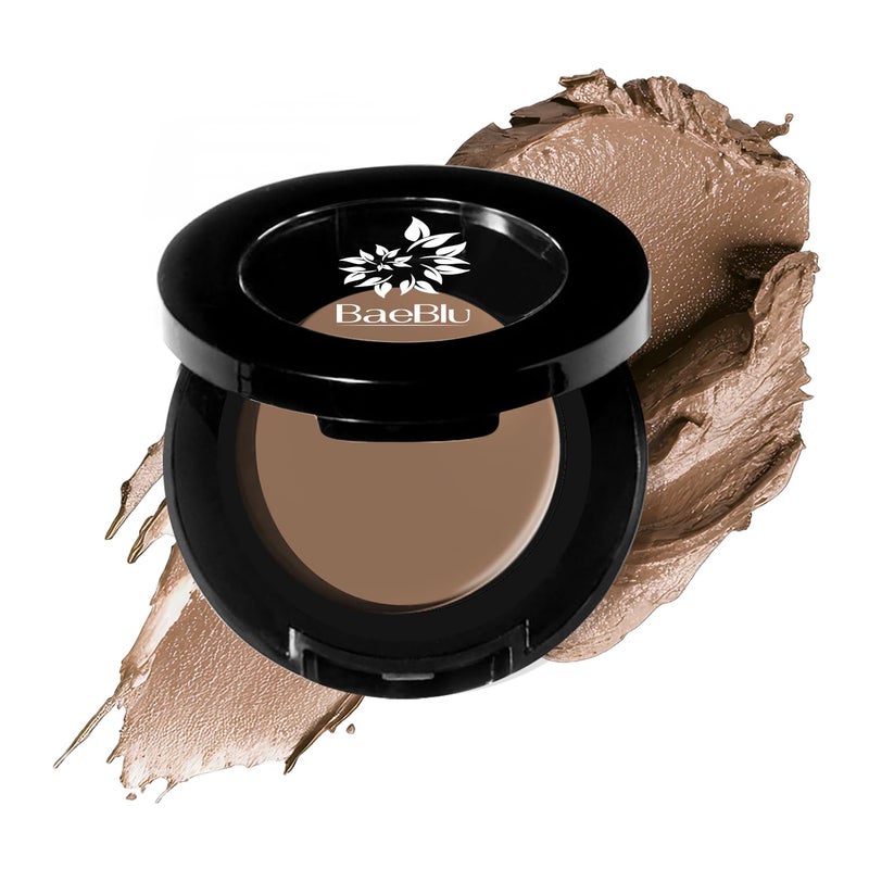 BaeBlu Organic Tinted Eyebrow Pomade, Medium - Water & Smudge-Proof Sculpting Eyebrow Wax for Shaping, Defining & Filling - Long-Lasting 18-Hour Hold - Easy-to-Apply, Vegan & Cruelty-Free - Made in USA - Image 1