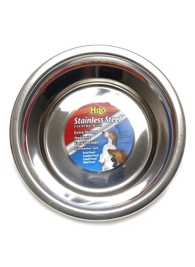 Hilo Stainless Steel Pet Feeding Dish - 1 Quart - Image 1
