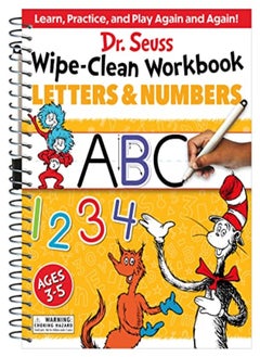 Dr Seuss Wipeclean Workbook Letters And Numbers Activity Workbook For Ages 35 by Dr. Seuss Paperback 