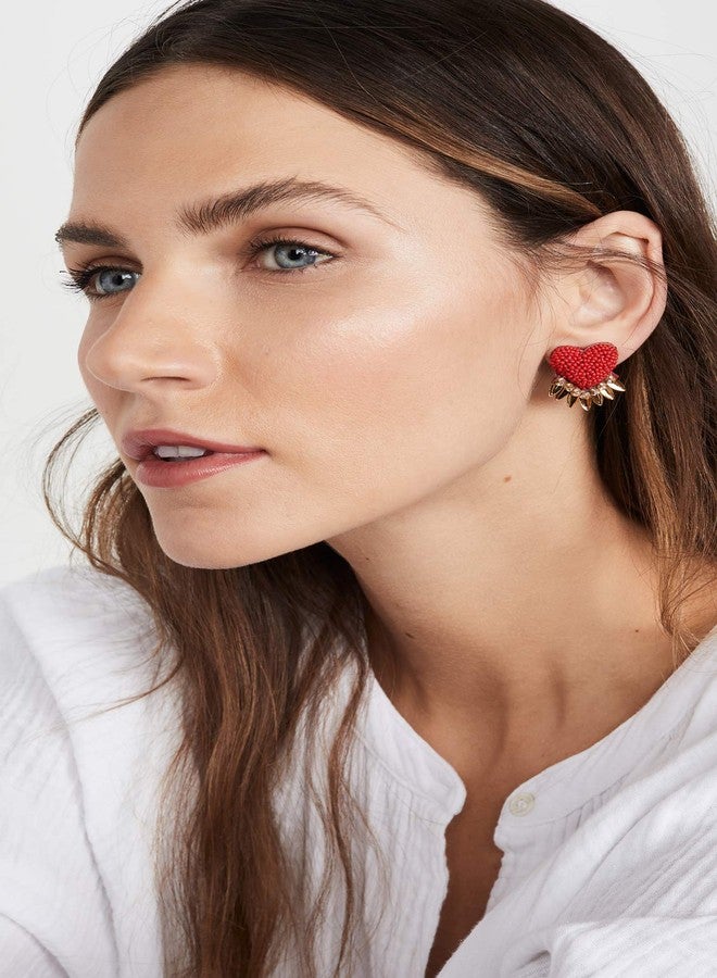 Deepa Gurnani Women's Deepa by Deepa Gurnani Danika Earrings, Red, One Size - Image 3