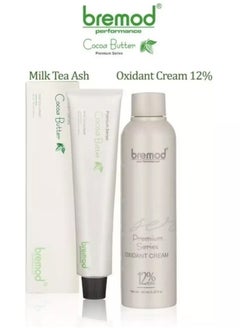BREMOD Bremond Premium Series Hair Color Milk Tea Ash 8.17  - Image 3