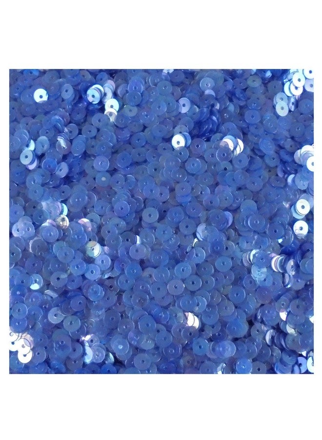 إيشوبي خرز سيتارا دائري الشكل أزرق فاتح 200 جرام، 5 مم، لصنع المجوهرات، مواد التطريز، مجموعة أدوات يدوية، خرز متسلسل لامع (2، 200 جرام) - Image 1