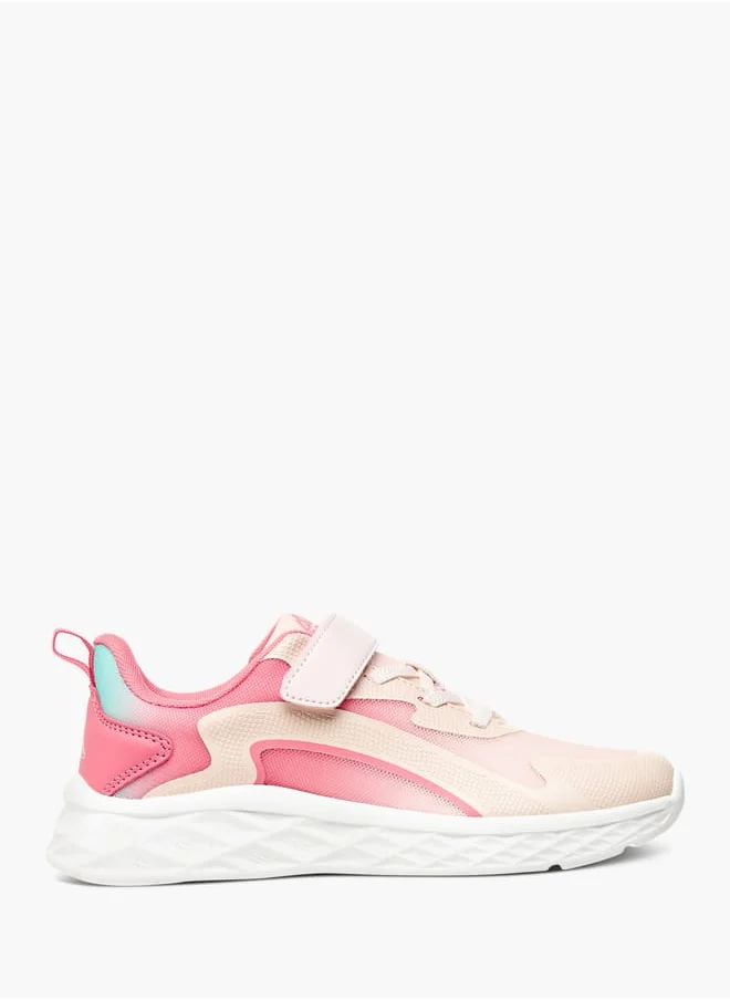 Oaklan by Shoexpress Girls Colourblock Shoes with Hook and Loop Closure