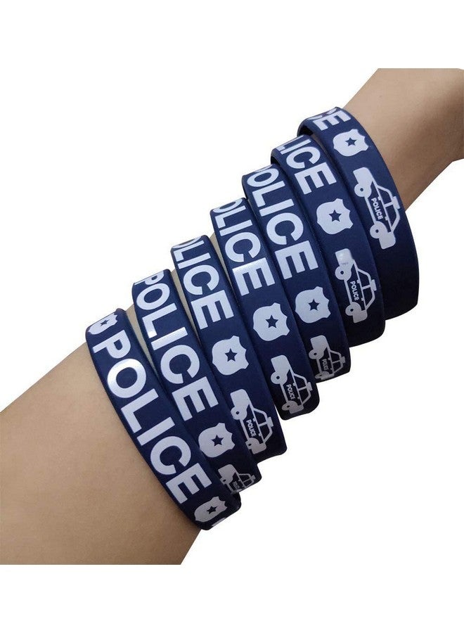كوبا بلاي 24 قطعة حفلة الشرطة المفضلة الأساور المطاطية الشرطة حفلة عيد ميلاد لوازم زينة الأشياء الجيدة حقيبة المواد الأساور سيليكون - Image 1