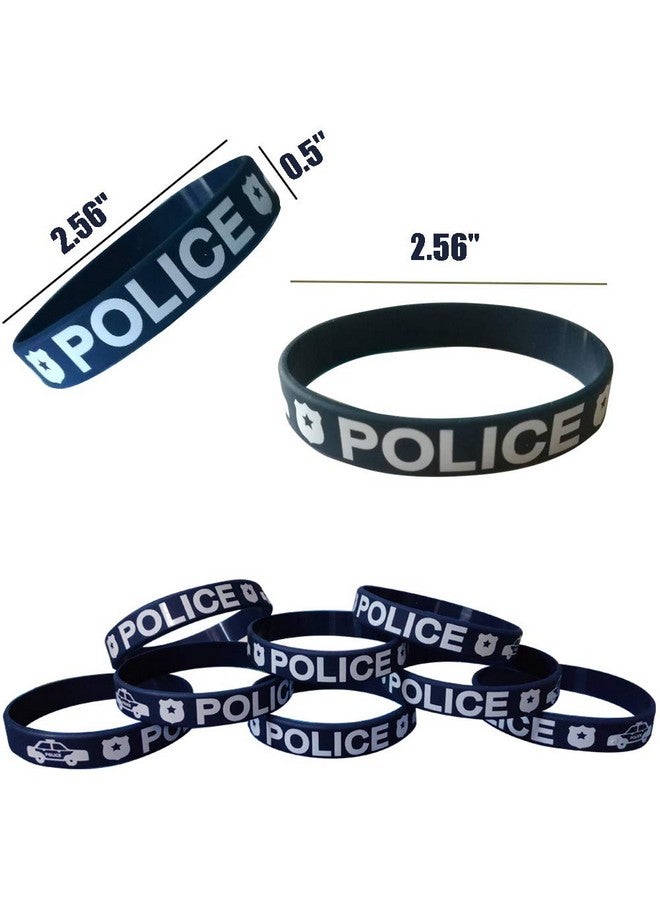 كوبا بلاي 24 قطعة حفلة الشرطة المفضلة الأساور المطاطية الشرطة حفلة عيد ميلاد لوازم زينة الأشياء الجيدة حقيبة المواد الأساور سيليكون - Image 3