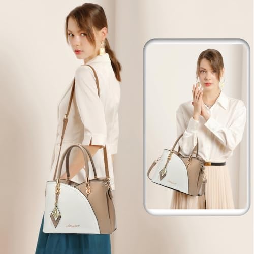 SiMYEER Purses and Handbags Top Handle Satchel Shoulder Bags Messenger Tote Bag for Ladies - Image 3