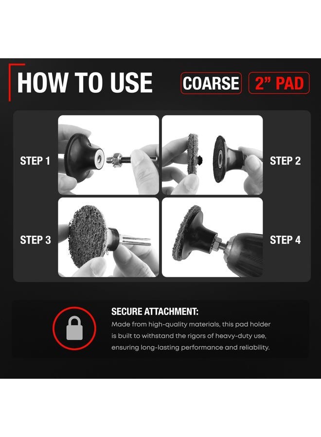 T1A TRUBUILT1 AUTOMOTIVE 1 Conditioning Disc SC-DB, Coarse 2", Type "R" | Package of 25 2 inch Grinding Disks | Compare to 3M 07480 2" Coarse Surface Conditioning Discs - Image 5