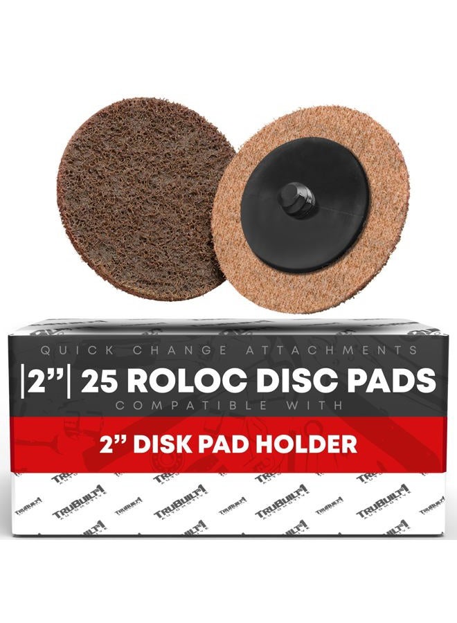 T1A TRUBUILT1 AUTOMOTIVE 1 Conditioning Disc SC-DB, Coarse 2", Type "R" | Package of 25 2 inch Grinding Disks | Compare to 3M 07480 2" Coarse Surface Conditioning Discs - Image 1