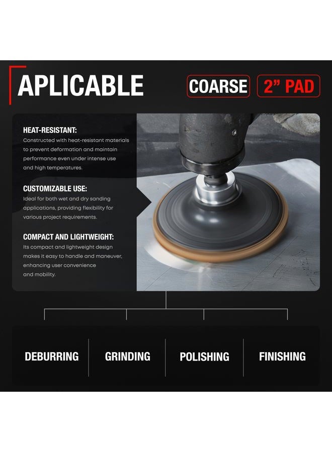 T1A TRUBUILT1 AUTOMOTIVE 1 Conditioning Disc SC-DB, Coarse 2", Type "R" | Package of 25 2 inch Grinding Disks | Compare to 3M 07480 2" Coarse Surface Conditioning Discs - Image 3
