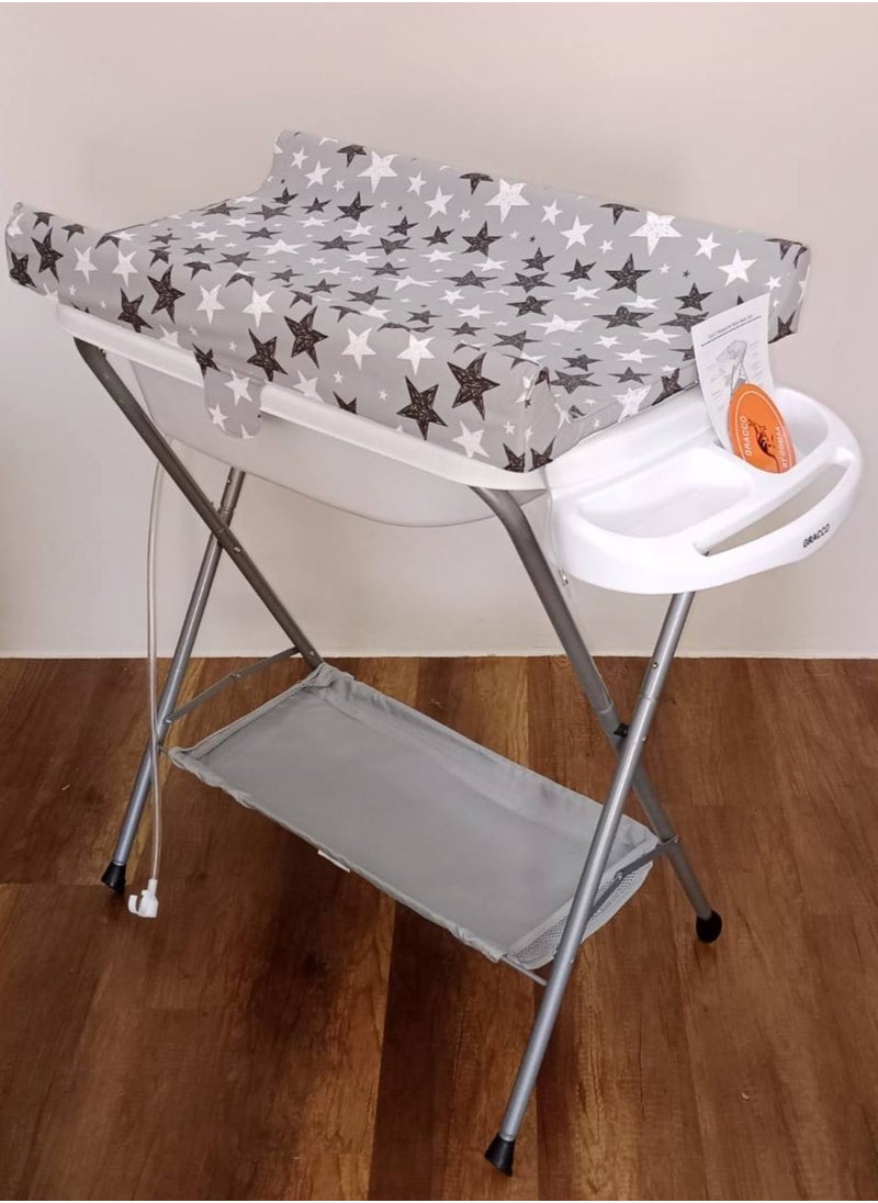 Generic Multifunctional Baby Bathing Table and Diaper Changing Station 