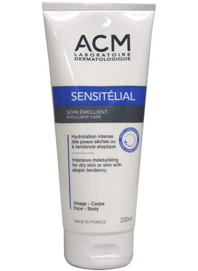 ACM Laboratoire dermatologique Sensitelial Emollient Care Face and Body Cream - 200ml  - Image 2