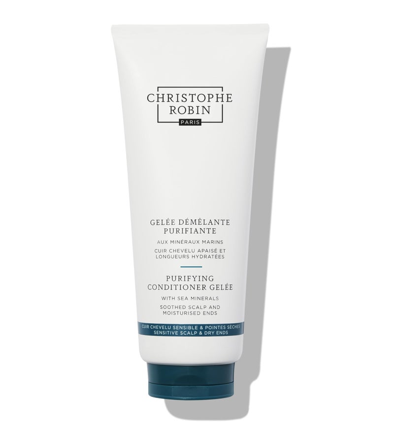 Christophe Robin Purifying Lightweight Conditioner Gele With Sea Minerals for Soft Lengths and Oily Scalp 67 fl oz
