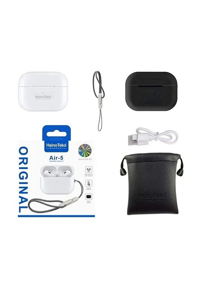 Haino Teko - Germany Air-5 Bluetooth Wireless Earphone Pro 2 Design For iPhones - Image 1