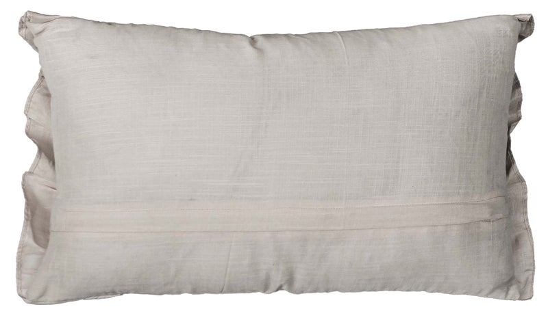 Dekor World 2 Piece Regular Cotton Deco Ruffle Collection Pillow Cover (Silver, 12x20 inches or 30x50 cm)-for Living Room and Bedroom - Image 4