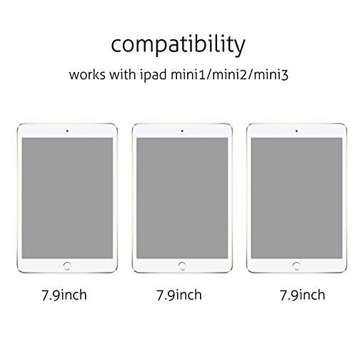 Ailun Screen Protector for iPad Mini 1 2 3 Tempered Glass 9H Hardness 2Pack Compatible with Apple iPad Mini 1 2 3 Ultra Clear 2.5D Edge Anti Scratch Case Friendly - Image 3