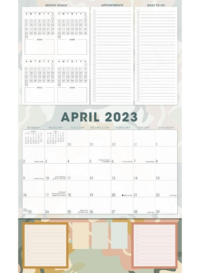 Goal Getter 2023 Sticky Note 17-Month Calendar Planner: August 2022 - December 2023, 12" x 12" - Image 1