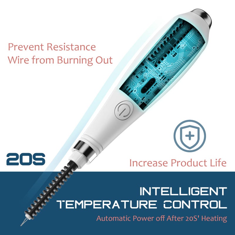 Etcokei USB موضوع الموقد Zap أداة قابلة لإعادة الشحن لوازم الديكور لصنع المجوهرات والخياطة والقطع ذوبان الخرز DIY مثالية لإنهاء نسج الخرز ومشاريع التوتير (براءة اختراع) - Image 5