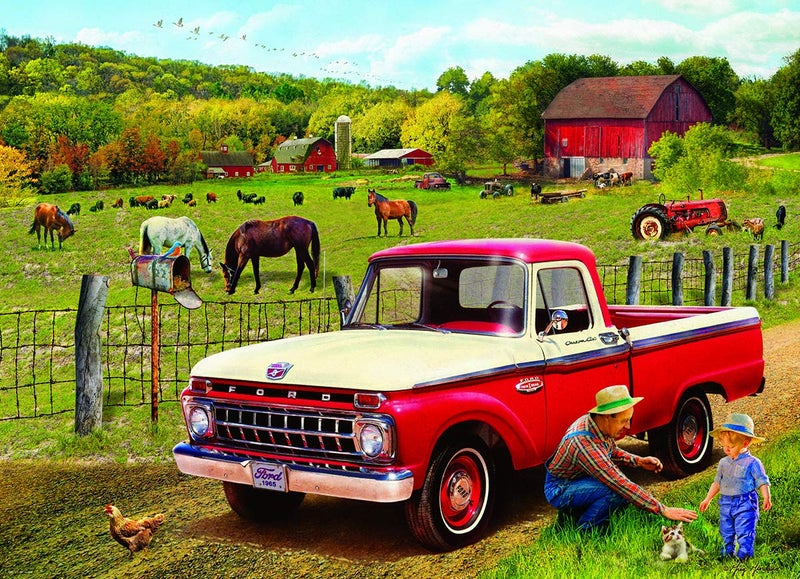 eurographics Grandpa's Old Truck (1965 Ford F-100) by Greg Giordano - Image 2