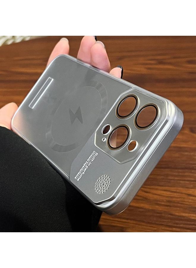 اس-توب جراب لهاتف iPhone 15 Pro Max بدون إطار مع خاصية العلاج بالروائح المغناطيسية MagSafe - Image 5