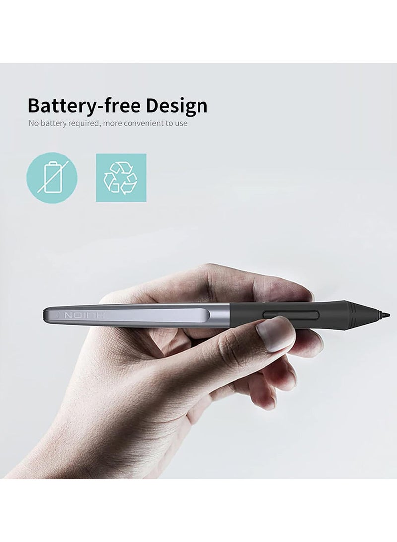 GGOOT PW100 Digital Pen Battery-Free Digital Pen with 2 Programmable Buttons for H1060P H610PRO V2 Graphic Tablets  - Image 3