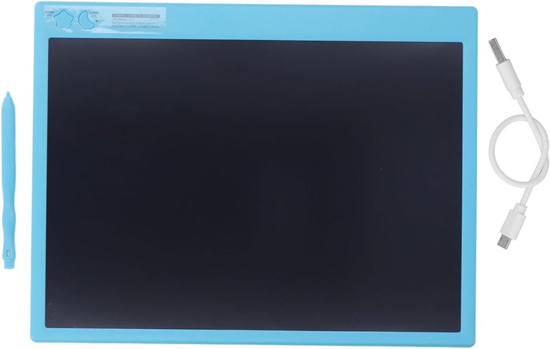 Electronic Writing Tablet, Colorful LCD Drawing Pad for Kids, Vibrant Display with Pen, One - Click Erase, Rechargeable Electronic Board for Boys Girls Learning and (Blue) - Image 1