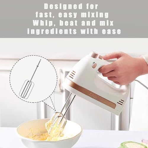 Abvsdu 2 Pcs Hand Mixer Attachments Beaters, Hand Mixer Beaters Attachments for Kitchen Stainless Steel Replacement Parts for Hamilton Beach 62682RZ 62692 62695V 64699 Mixer - Image 5