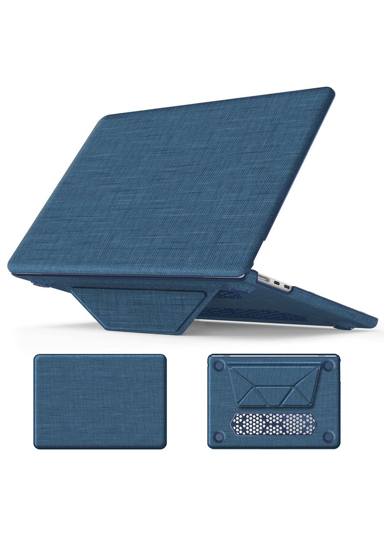 General Cace for MacBook Air 13.6 inch (2024/2022) (M2 A2681/M3 A3113),Heat Dissipation Anti-Fall Laptop Case with Stand Function,Cooling Anti-Friction Protective Cover  - Image 3