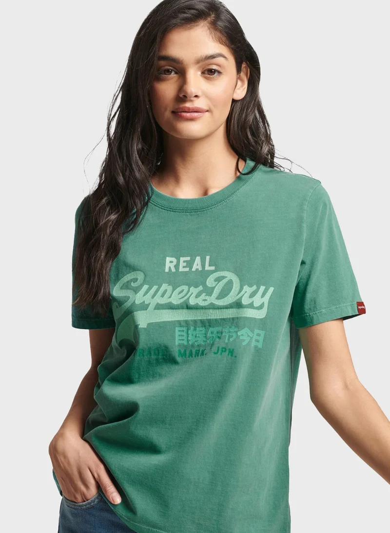 Superdry Round Neck Printed T-Shirt
