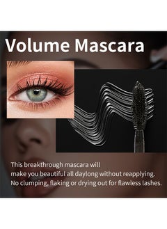 Ushas High Volumizing Mascara and Long-lasting Matte Liquid Eyeliner, Waterproof Smudge-proof Liquid Eyeliner, Long-lasting No Clumping Mascara (Black)  - Image 4
