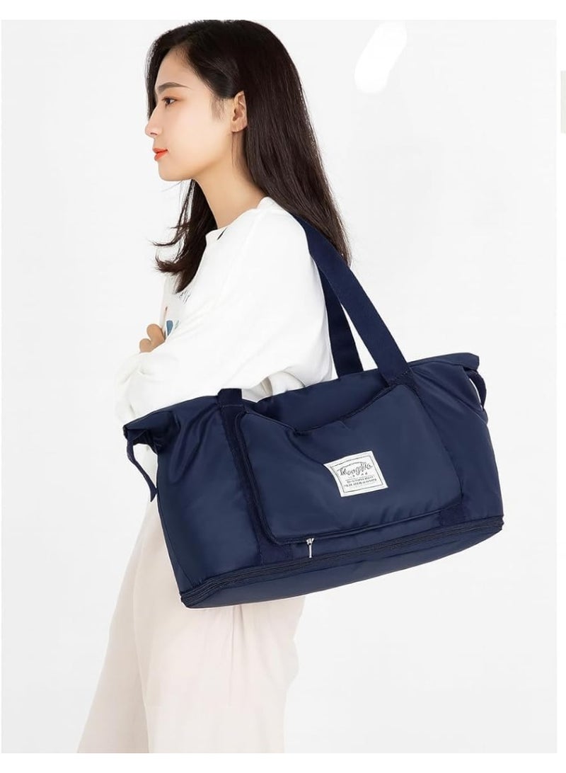 Large Hand Bag for Travel and Gym – Navy Blue