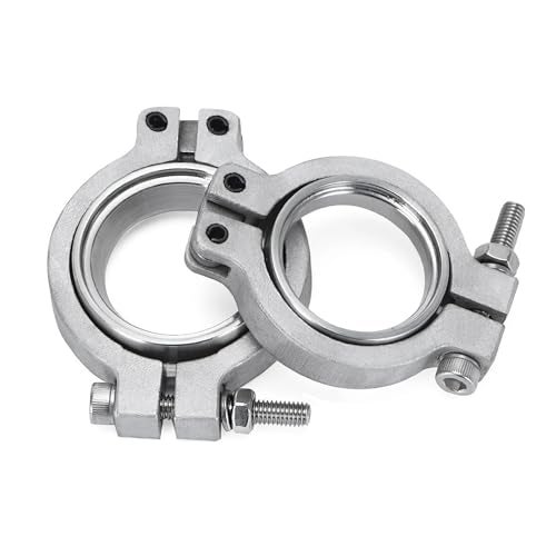 CYONRUAN Inlet Outlet Flanges Clamps vband Flange Clamp Set Replacement For TiAL MVS 38MM Wastegate WScrews Nuts and Seals - Image 3