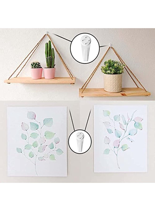 Hanging Pictures Without Making Holes-Wall Hangers To Fix Pictures Without Drilling-Lot Of 20 Hooks To Fix Pictures Without Nails  - Image 2