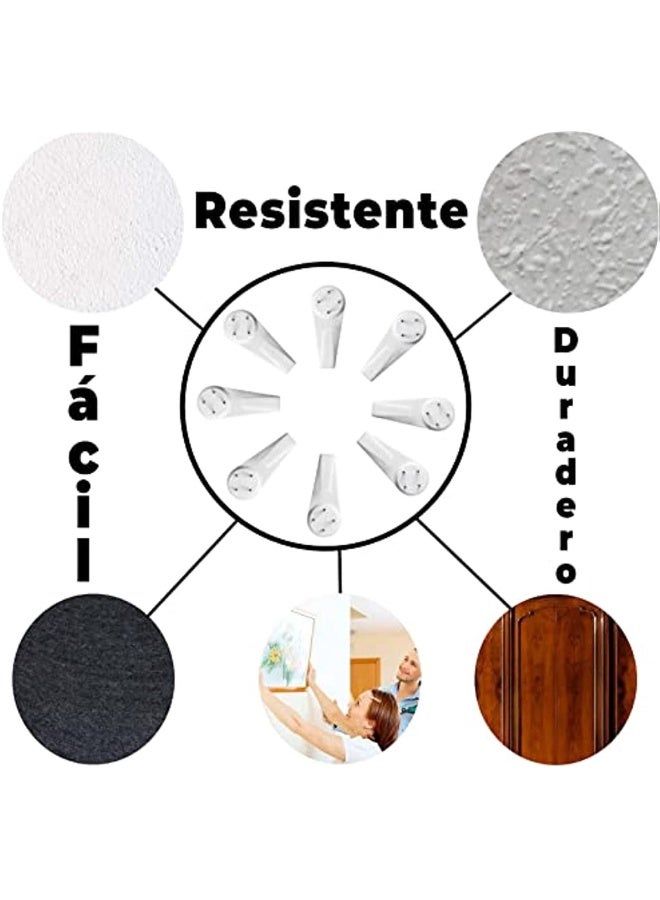 Hanging Pictures Without Making Holes-Wall Hangers To Fix Pictures Without Drilling-Lot Of 20 Hooks To Fix Pictures Without Nails  - Image 5