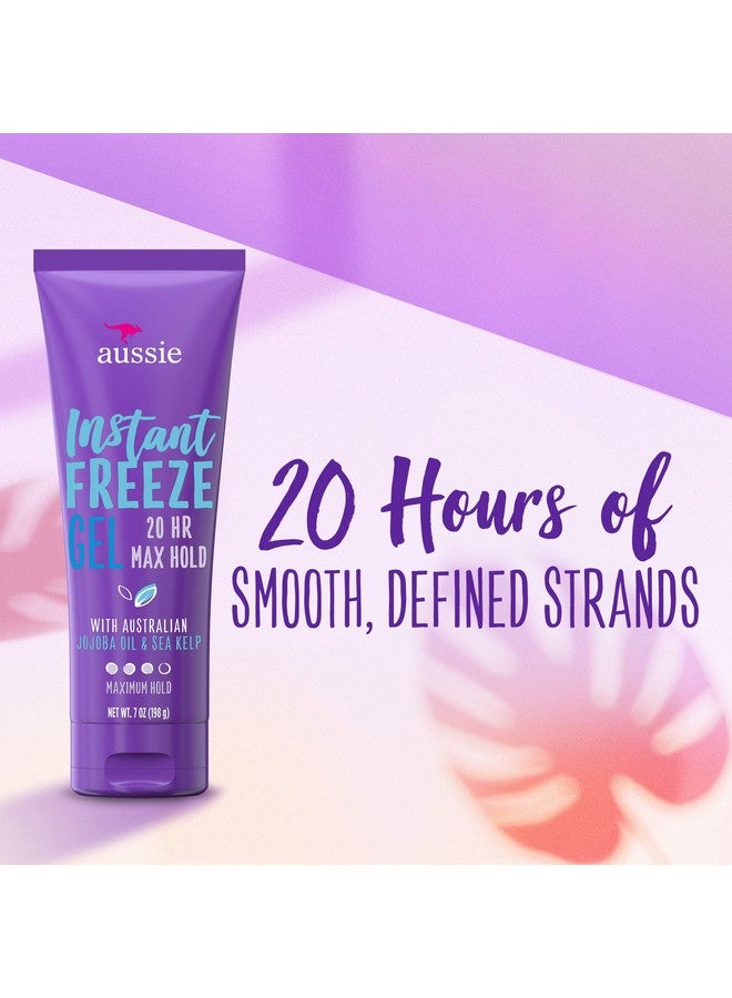 Aussie Instant Freeze Hair Gel With Jojoba Oil & Sea Kelp 7 Ounce (Pack Of 1) - Image 3