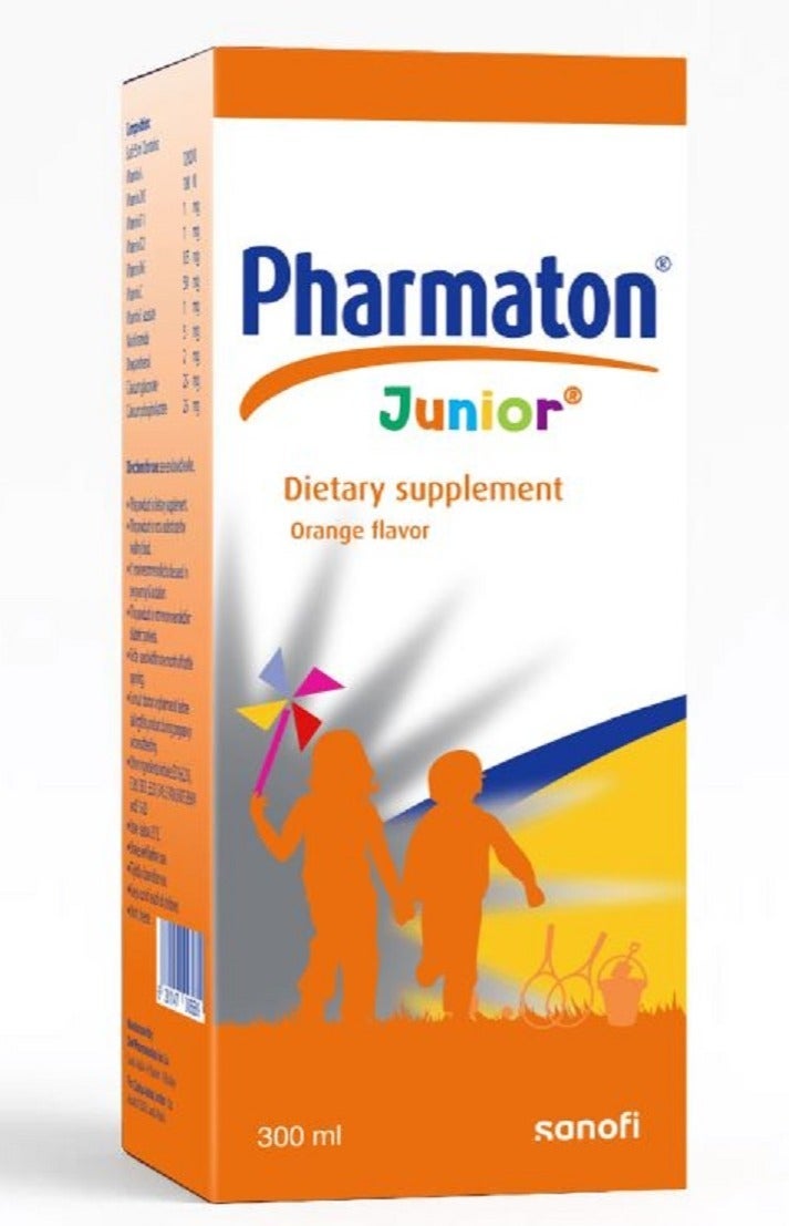pharmaton junior  ,orange flavor 300ml - Image 1