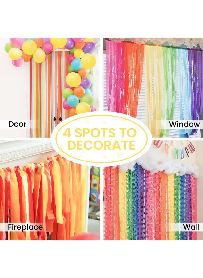 PartyWoo Crepe Paper Streamers 6 Rolls 492Ft, Pack Of Party Streamers In 6 Pastel Colors For Birthday Decorations, Party Decorations, Wedding Decorations (1.8 Inch X 82 Ft/Roll)  - Image 5