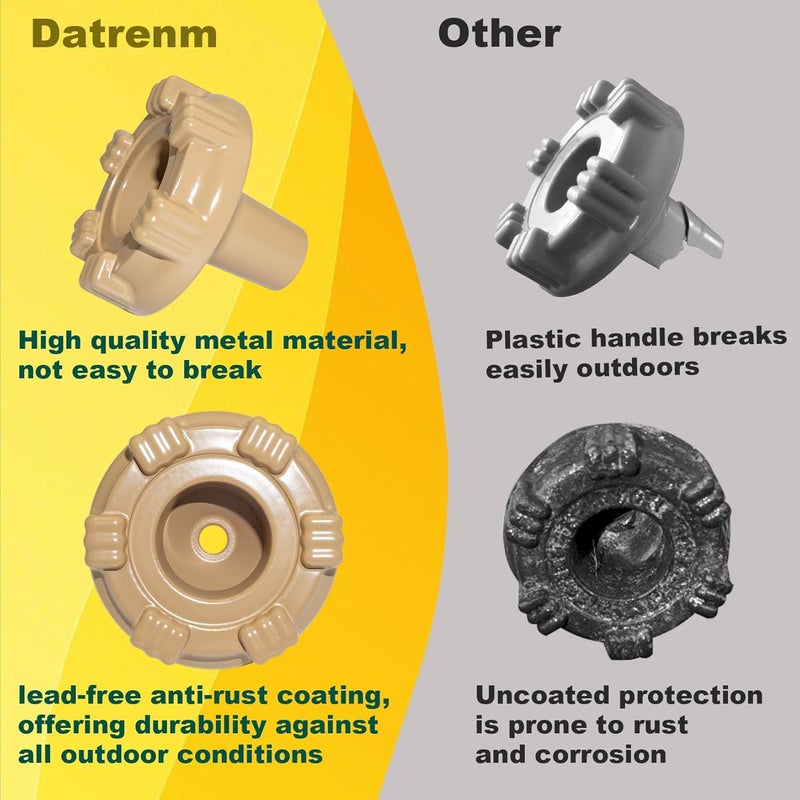Datrenm RK-17MH Outside Faucet Repair Kit Metal Handle Compatible with Woodford Model 17 - Image 4