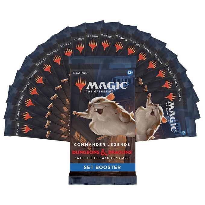 Magic the Gathering Magic: The Gathering Commander Legends: Battle for Baldurs Gate Set Booster Box | 18 Packs (270 Magic Cards) - Image 3
