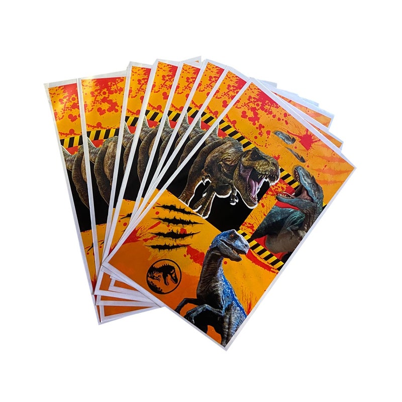 LYK 30pc Dinosaur Gift Bags: Dinosaur-Themed Party Gift Bags, 9.8x6.3 Inches, Orange, Polypropylene, Birthday, Holidays - Image 4
