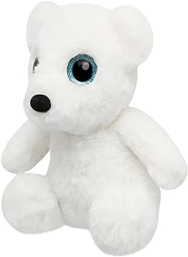 Wild Planet Orbys Polar Bear Plush Toy, 15 cm x 15 cm x 15 cm Size