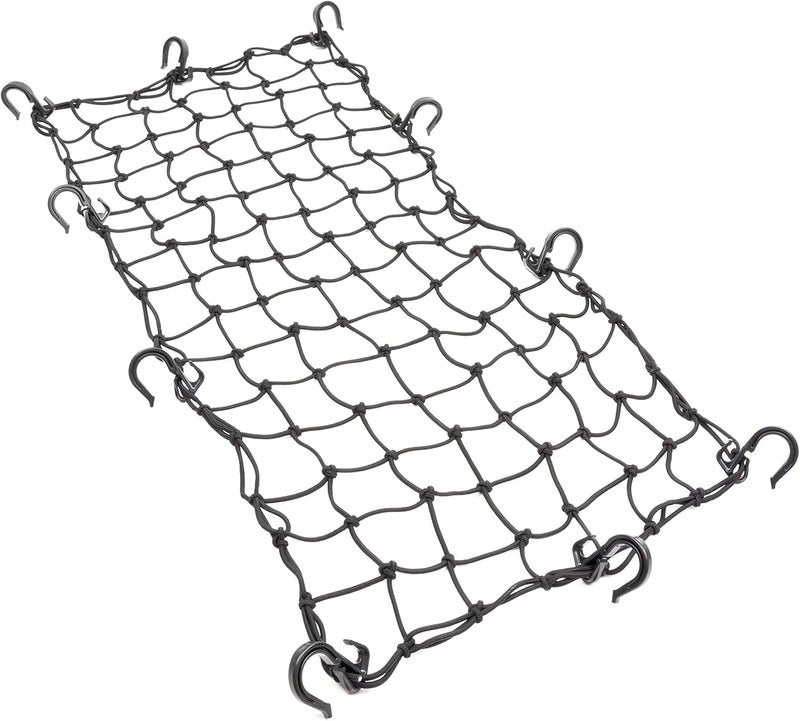 Powertye 15"x30" Mfg Large Cargo Net featuring 10 Adjustable Hooks & Tight 2"x2" Mesh - Image 1