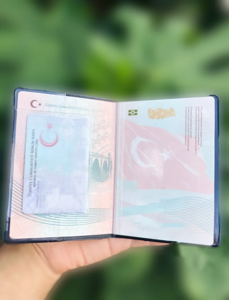 جيمبو 6 Pieces Waterproof Passport Cover Vinlex Leather Passport Case Passport Holder Universal with Extra Pocket