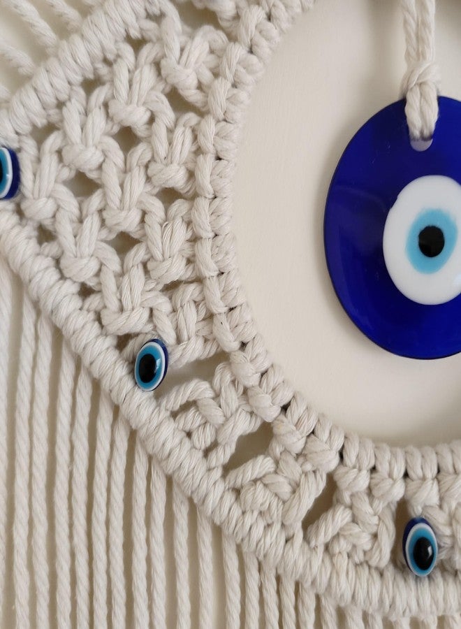 Yeaco Boho Style Handmading Wall Decor with Evil Eye Dream Catcher - Image 2