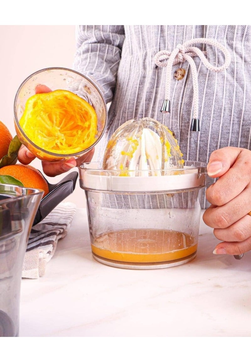 فينيكس عصارة برتقال أكريليك يدوية وعصارة برتقال وإبريق 2 في 1-1 قطعة فيروزي - Image 5