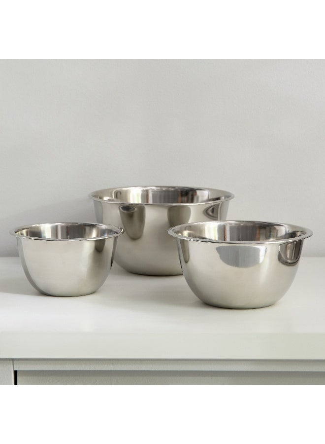 Home Box 3-Piece Premia Stainless Steel Mixing Bowl Set - Image 2
