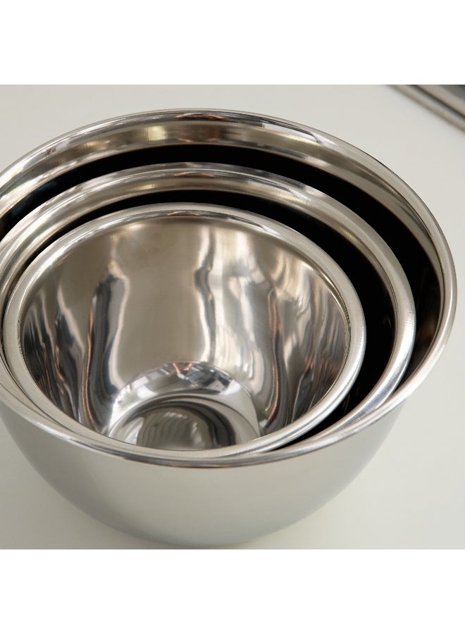 Home Box 3-Piece Premia Stainless Steel Mixing Bowl Set - Image 3